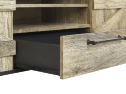 TV-bord SALTER Brun/sort