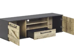 TV-bord SALTER Brun/sort