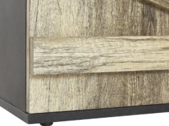 TV-bord SALTER Brun/sort