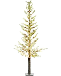 Udendørs dekoration LED GRENIVIK Juletræ 245 cm Hvid