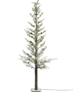 Udendørs dekoration LED GRENIVIK Juletræ 245 cm Hvid