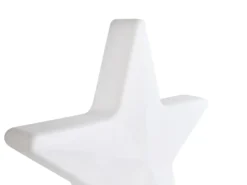Udendørs LED-gulvlampe OLSAN Stjerne 76 cm Hvid