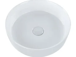 Vask til bordplade CALIG Hvid ⌀ 36 cm Keramik