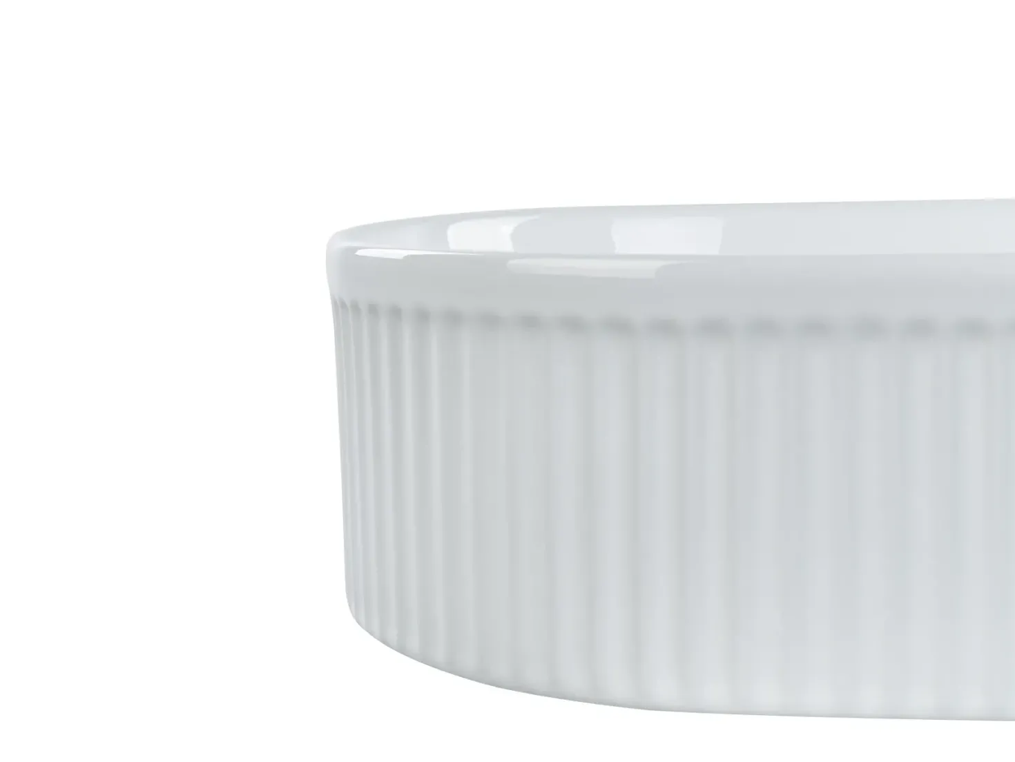 Vask til bordplade GELDO Hvid 49 x 31 cm Keramik