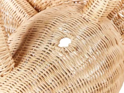 Vægdekoration Dinosaur BIOKO Rattan 44 cm Naturlig
