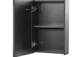 Vægmonteret spejlskab til badeværelset LED CAMERON 40 cm 60 cm Sort