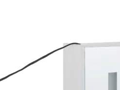 Vægmonteret spejlskab til badeværelset LED CAMERON 40 cm 60 cm Hvid