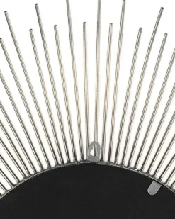 Vægspejl CILLY 80 cm 80 cm Metal Sølv