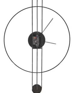 Vægur ANNIVIERS 44 cm Metal Sort