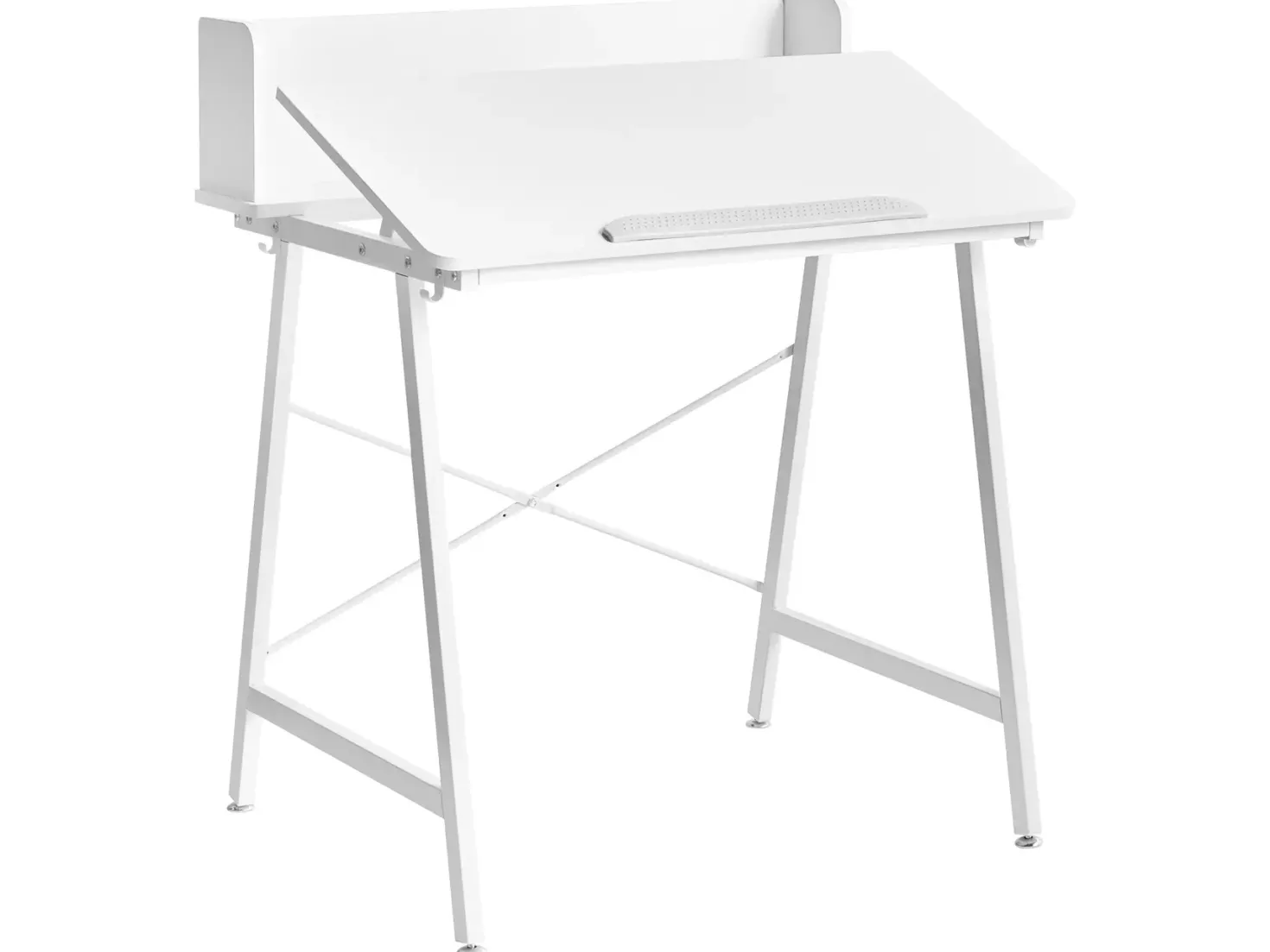 Vipbar tegnebord ALAND Hvid 80 cm 62 cm